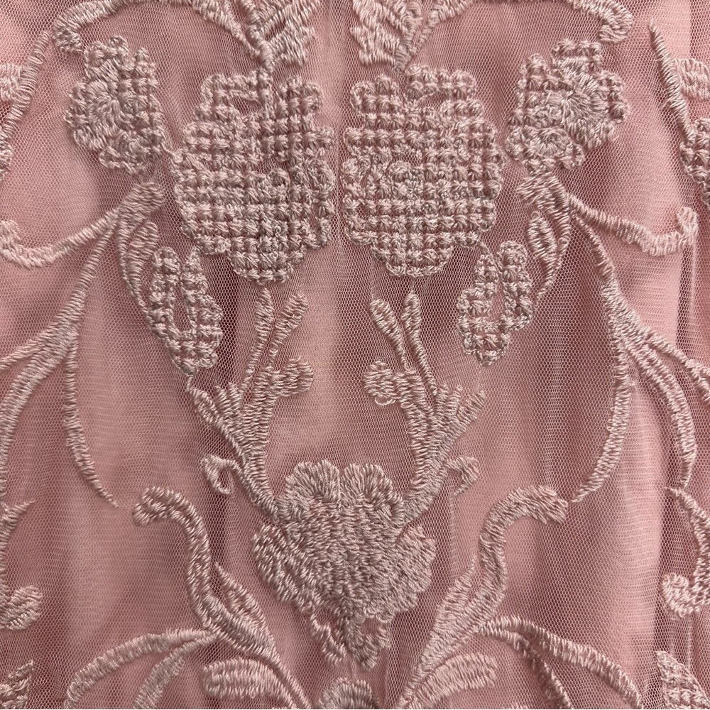 Sundance True Grace Pink Lace Dress Blush Pink Size PXS Coquette Feminine Soft - Picture 5 of 15